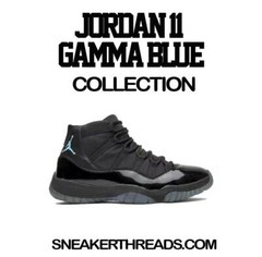 Shirt Match Jordan 11 Gamma Blue Shoes – Win 23 Sneaker Tees