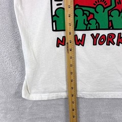 Keith Haring x Old Navy TShirt Mens S White NYC Streetwear Pop Art Graffiti 90s