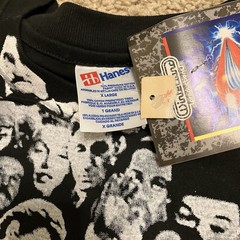 Vintage BEATLES T-Shirt SINGLE STITCH Double Sided PAINTED Sz XL NEW OLD STOCK