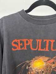 Vintage Sepultura Shirt Large Beneath The Remains 90s Death Metal