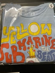 Men’s T-shirt – The Beatles – Yellow Submarine – Blue – Size Small
