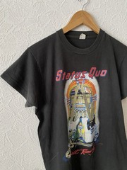 Vintage 1980s Status Quo 1989 Perfect Remedy Tour Band Rare T Shirt