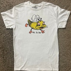 Mr. Doobee pot weed funny punk white Size Large unisex T-shirt