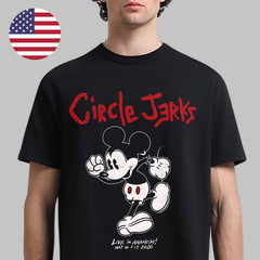 Circle Jerk Slam Dance Mickey Anaheim CA 2026 T-Shirt Unisex JN8431