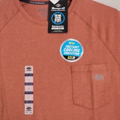 DICKIES Shirt Mens Large Brown Outdoor Work Fast Dry Cooling MENS NWT
