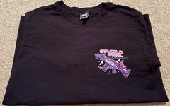 Stay Cold Apparel T-Shirt Sz Small Anime Goth Sailor Moon Armed Purple Pink