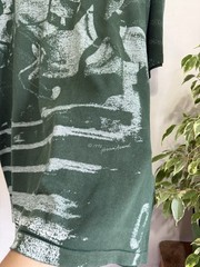 Vintage 90s Horses All Over Print T-Shirt Single Stitch Double Sided Adult Sz XL