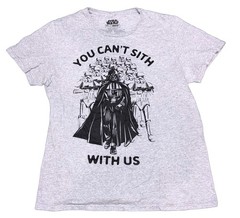 Star Wars Darth Vader Graphic Tee Men’s Medium – “You Can’t Sith With Us” NWOT