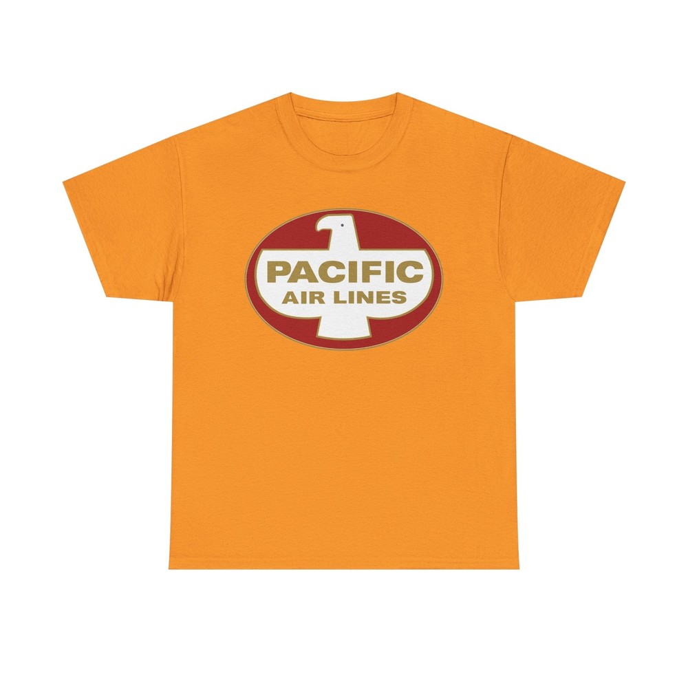 Pacific Air Lines Eagle Shield Logo Vintage West Coast Aviation T-shirt