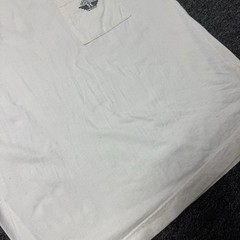 Vintage 90s Dockers By Levi’s White Cotton Casual Pocket T-Shirt Mens Sz M