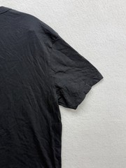 Buck Mason T Shirt Mens Size XL Black Slub Curved Hem Tee Short Sleeve Cotton