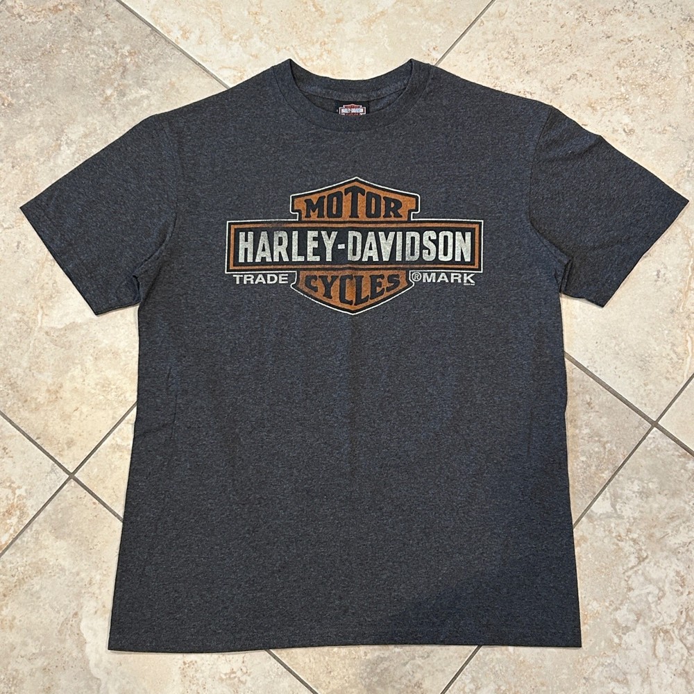 Harley Davidson Speedway Shirt Mens L Graphic Tee Concord NC Racing Short Sleeve