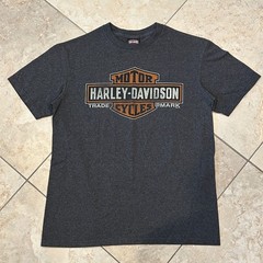 Harley Davidson Speedway Shirt Mens L Graphic Tee Concord NC Racing Short Sleeve