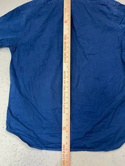 Vtg Ralph Lauren Blue Button 100% Cotton Down Blake Shirt Men’s Size L