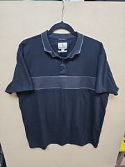 Scott James Jersey POLO SHIRT Black Short Sleeves Business Casual XL Cruise