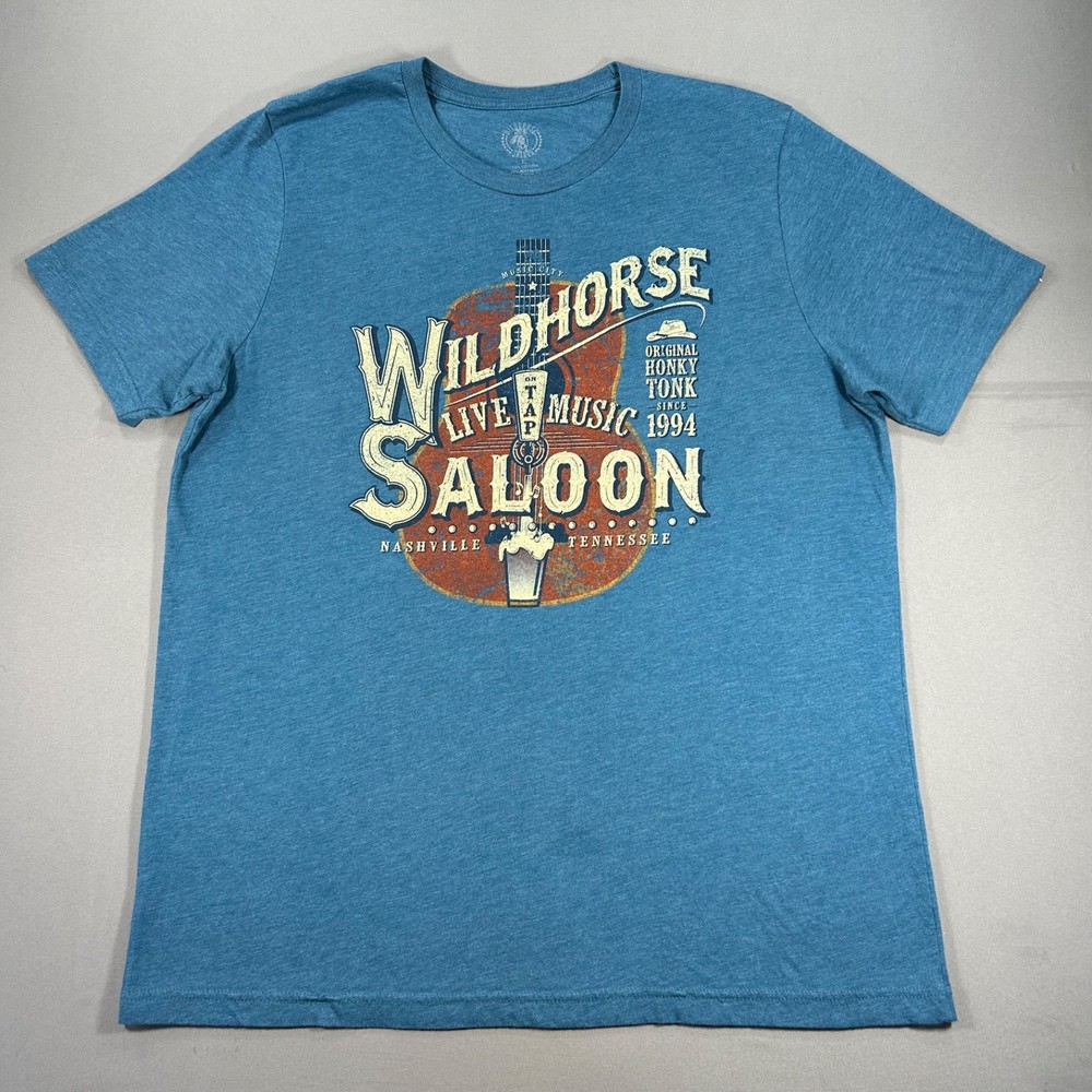 Wild Horse Saloon Shirt Mens XL Nashville Tennessee Y2k Bar Country Music Vtg