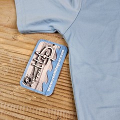 REEL LIFE NEW Mens T-Shirt Size Medium Blue Soft Short Sleeve Graphic Tee