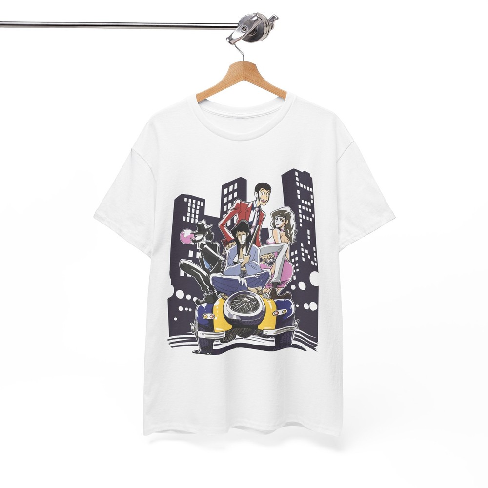 Lupin the Third with Jigen, Goemon and Fujiko Graphic T-Shirt