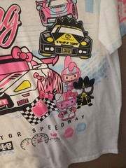 Hello Kitty x Tokyo Speed – T Shirt JDM San Rio- Size XS Large Fit Read