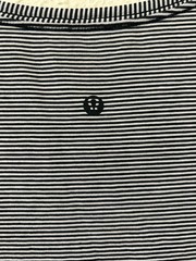 Lululemon Love Crew Short Sleeve T-Shirt in Black and White Stripe