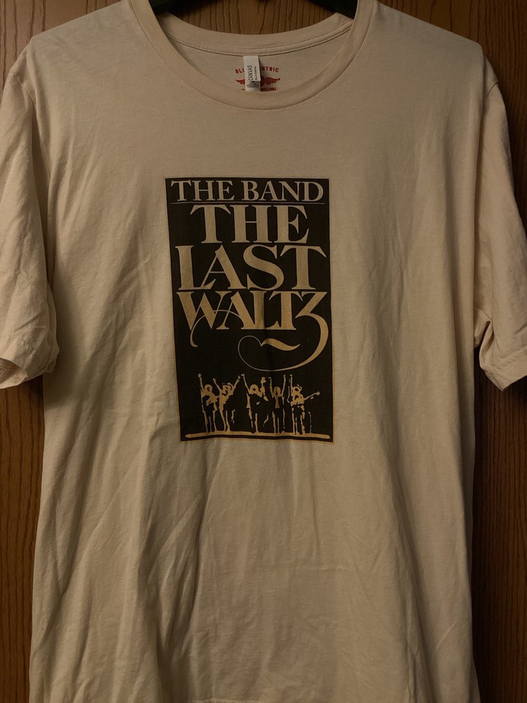 The Band – “The Last Waltz” LP Cover Image – Cream Color Shirt – 3XL – Canvas