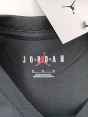 Nike Air Jordan Black Shirt Jumpman Logo Size Medium Brand New