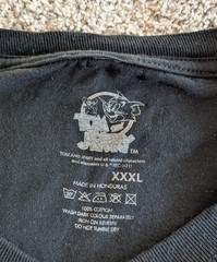 Tom & Jerry graphic tee graphic tee shirt black basketball mouse cat mens XXXL