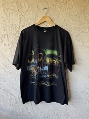 Vintage Bob Marley Reggae Rasta Jamaica T-Shirt Retro size XL Black Rap Tee
