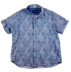 Robert Graham Cotton Linen Faded Wash S/S Button Front XL Mint