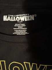 Official John Carpenter’s Halloween the movie Poster T-Shirt Size L Jason Voorhe