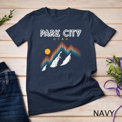 Park City Utah – USA hiking and climbing 1980s Retro Unisex T-shirt
