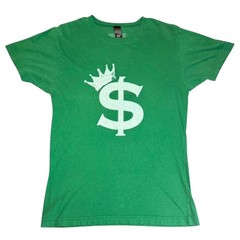 Vintage Unstoppable T Shirt Mens M Green Crown Dollar Sign Graphic Rare 2007