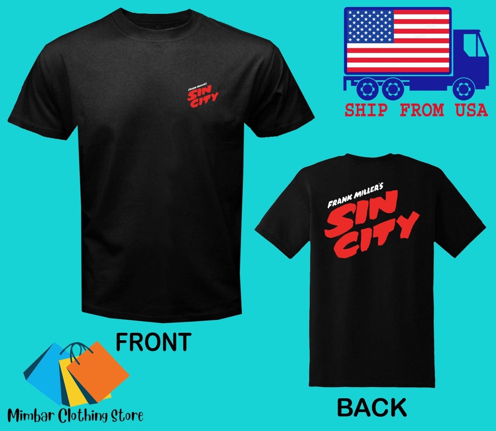 Sin City Classic Retro Movie Men’s Black Size S-5XL
