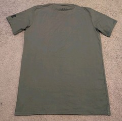 Under Armour X Marvel Punisher Skull Logo Green Compression T-Shirt Men’s XL