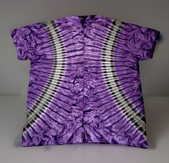 *New* 2XL – Sm Handmade Tie Dye, Violet Black Bender, Crew or V-Neck