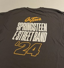 Bruce Springsteen 2024 Concert Tour E Street Band T-Shirt LARGE Music Rock Album