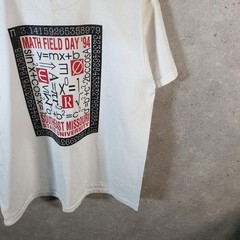 Vintage Fruit Of The Loom Maths Graphic 90s USA Single Stitch T Shirt Mens Large