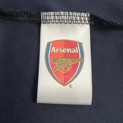 Arsenal FC Mens 3XL Training Shirt Navy Blue Yellow Stripe Soccer Top Official