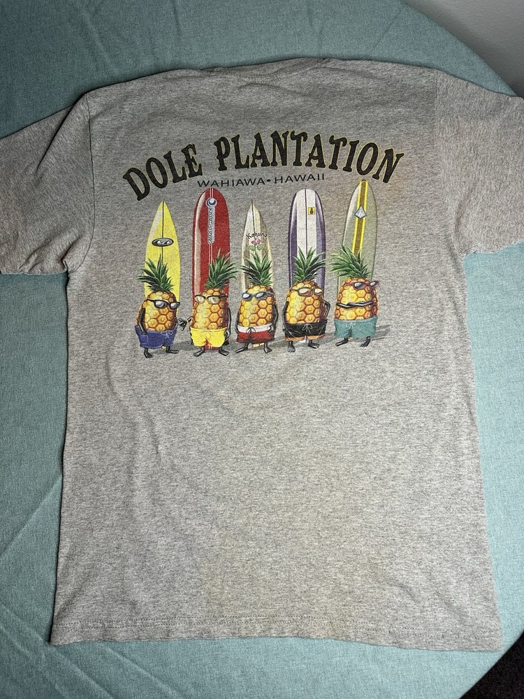 Vintage DOLE Hawaii Pineapples Graphic Tee Dole Plantation Hawaii Adult Small