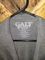 Galt T Shirt Men’s Large Gray USA Center Logo Graphic Print