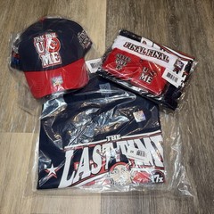 WWE Authentic John Cena Final Match Shirt, Hat, Towel & Sweatbands Washington DC