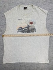 Y2K 2000 Harley Davidson XL Tank Hawaii Embroidered Legendary Big Island