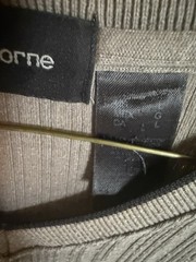 Claiborne Men’s Knit Shirt Lot – SS (2) Cream Olive; LS (4) Cream Olive Tan Blk
