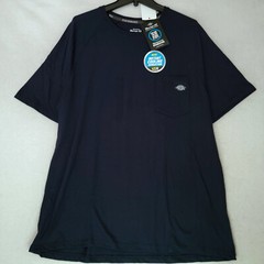 DICKIES Fast Dry Shirt MENS 3XL XXXL Blue Pocket tee Performance COOLING NWT
