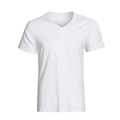 3Pcs V-Neck For Men 100% Cotton Tagless Soft T-Shirt Undershirt Tee White