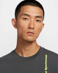 Men’s Nike Sportswear Max90 Swoosh Sport T-Shirt – Gray Volt HQ9262 060