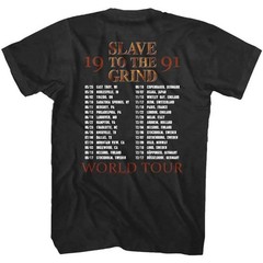 Skid Row Slave to the Grind Tour 1991 Men’s T Shirt Metal Rock Band Music Merch