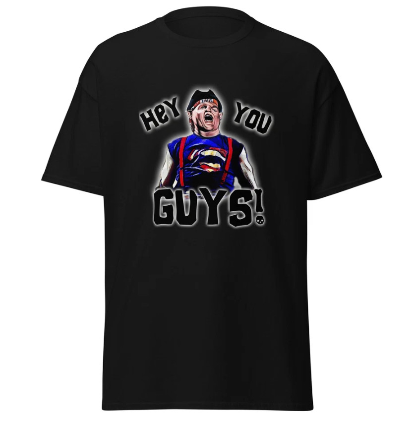 Sloth tshirt Goonies hey you guys 80s classic tee Size S to 5XL