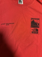 Supreme x The North Face SS16 Steep Tech Tee Red Size Medium