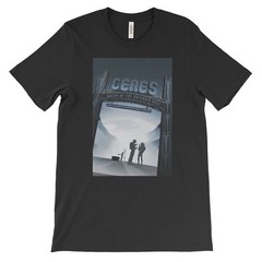 Ceres Poster Print T-Shirt NASA Space Travel. Black, Red, White, or Gray Tee